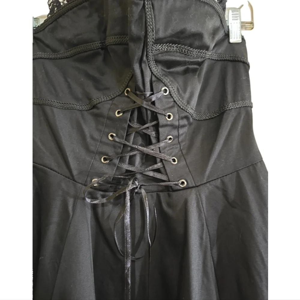 NWT Hearts & Roses UK Bustier Cocktail Dress 50s Pinup Rockabilly Retro Punk - Picture 4 of 11